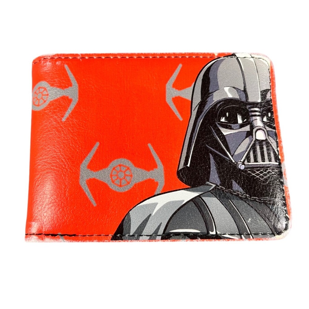 Buckle-Down Star Wars Darth Vader TIE Fighter Red Bifold Wallet